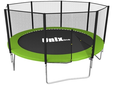 Батут UNIX line Simple 12 ft Green (outside)