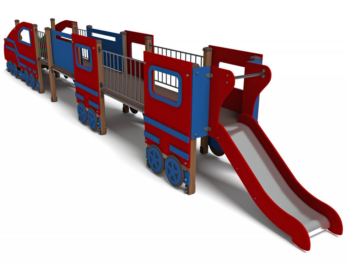 Игровая площадка Красная стрела Н-750 - вид 3