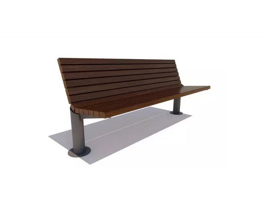 Скамейка Чехов, Сосна - вид 5